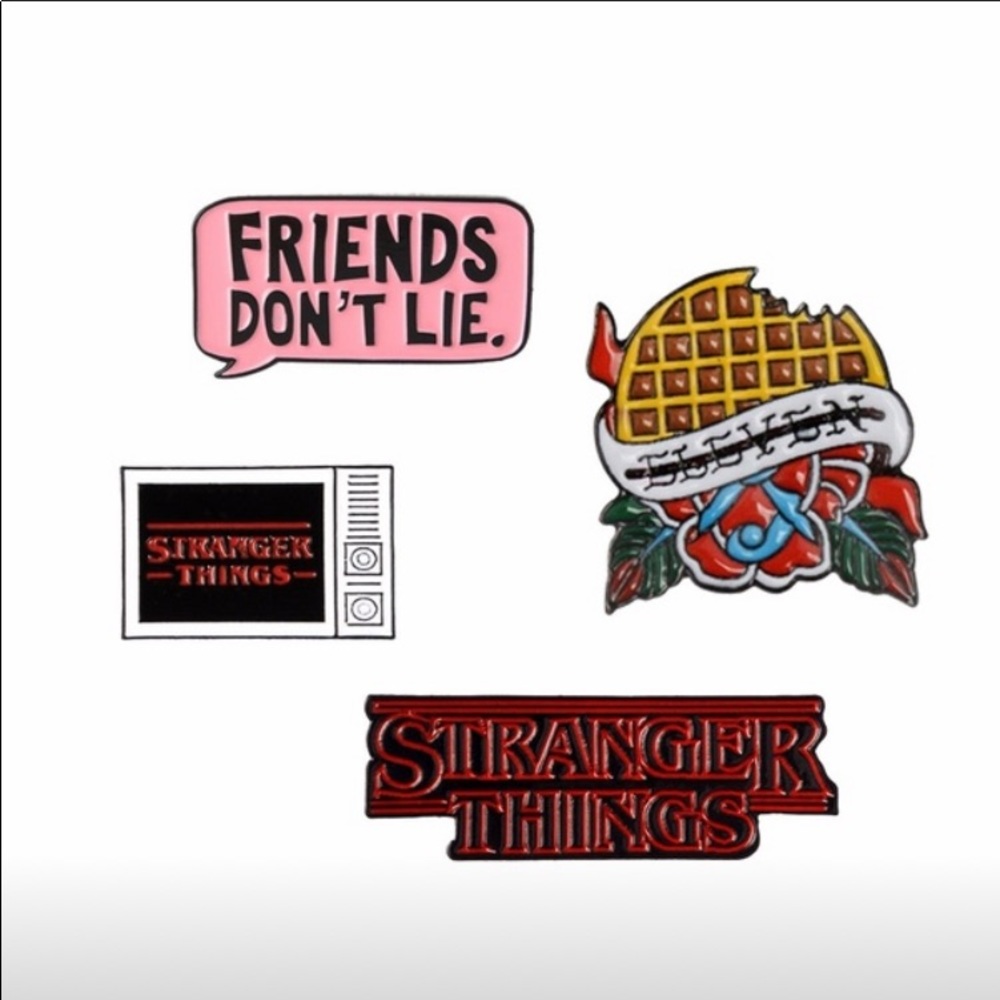 “ stranger things” themed pins